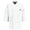 Eight Pearl Button Chef Coat with Thermometer Pocket Thumbnail