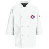 Eight Pearl Button Chef Coat with Thermometer Pocket Thumbnail